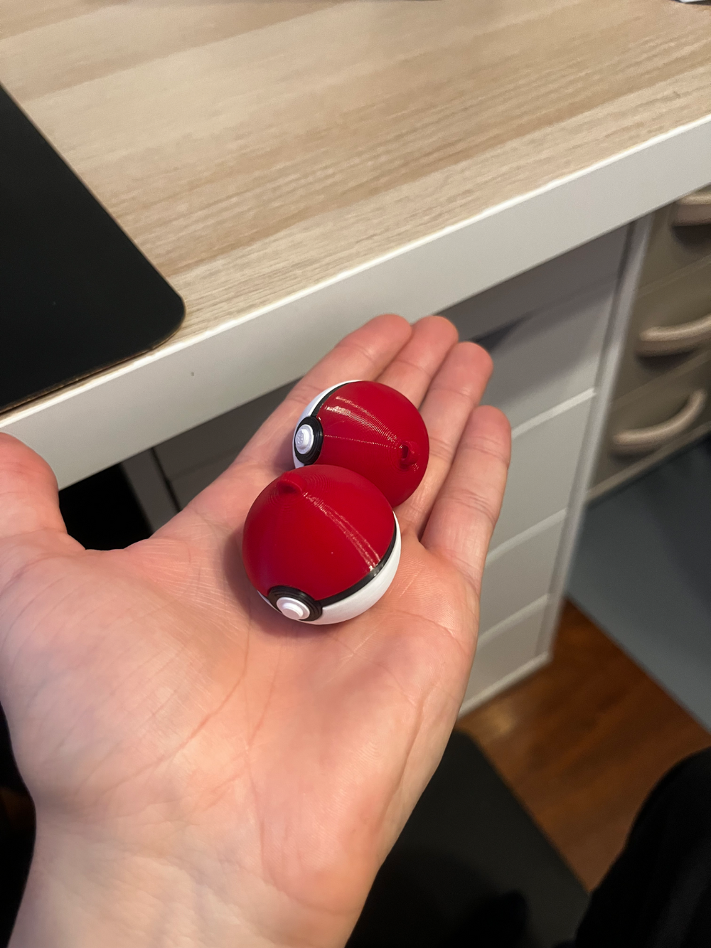 Mini Pokeball Keychain