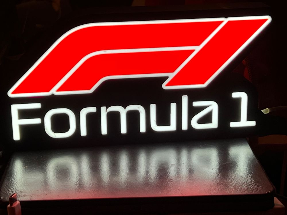 Formula 1 Logo Lamp