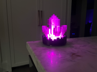 Minecraft Amethyst Crystal Lamp
