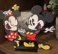 Mickey &amp; Minnie Mouse Figure 2D