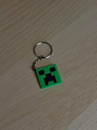 Minecraft Creeper & M Pixel Keychains