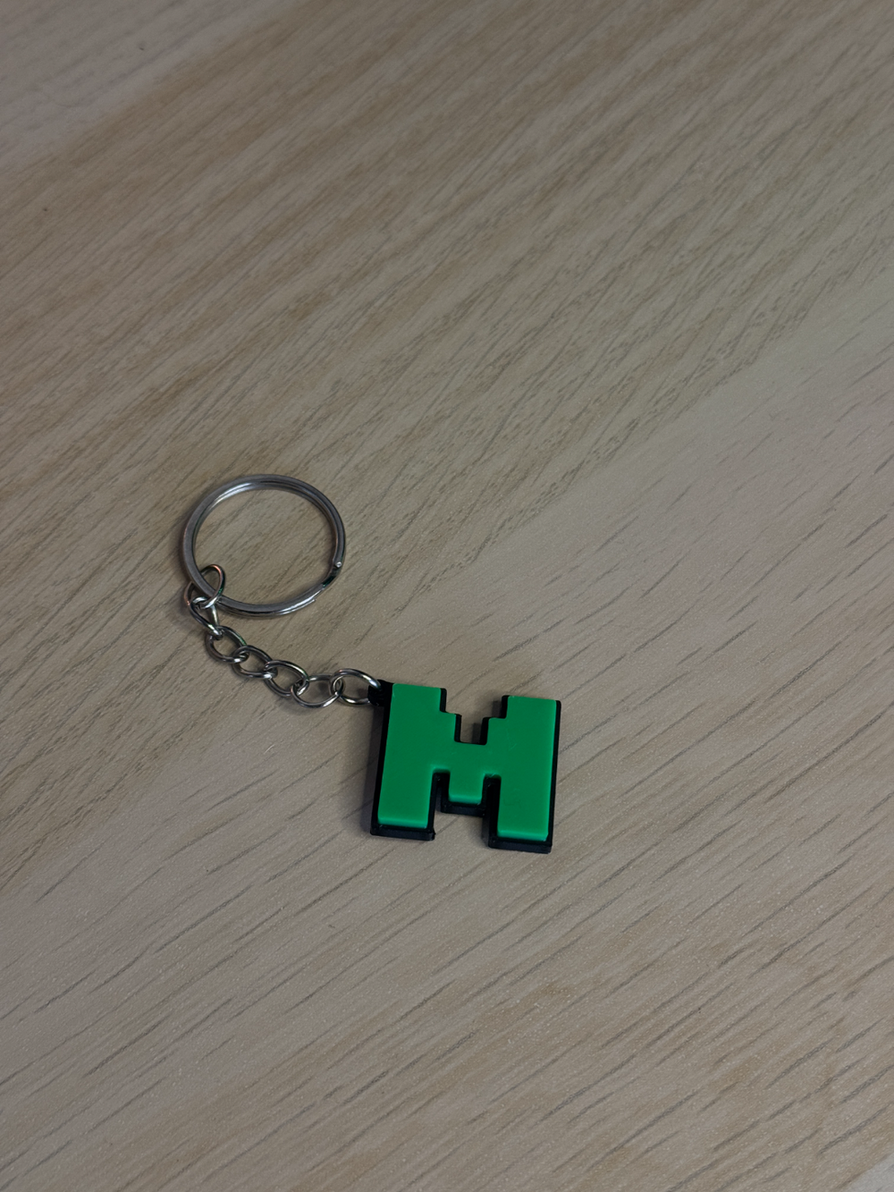 Minecraft Creeper & M Pixel Keychains
