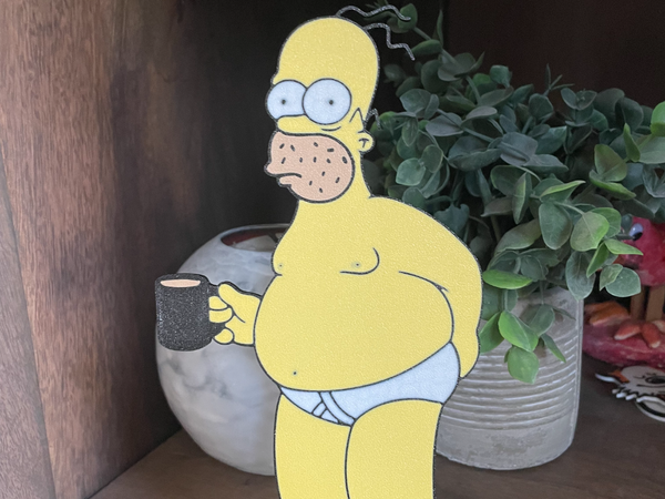 Homer Simpson Morning Mood Figure