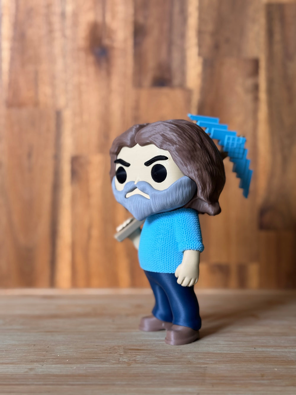 Bearded Steve Figure