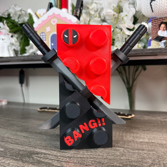 Deadpool Katana Display Stand – “BANG!! Edition”