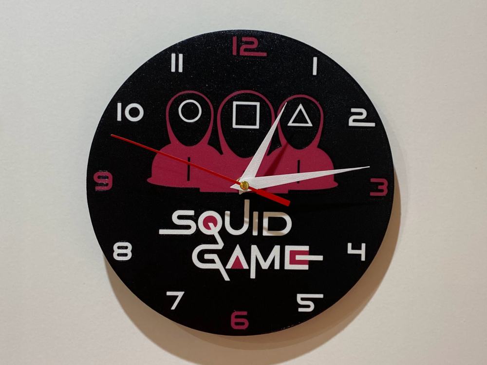 Squid Game Wall Clock