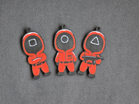 Squid Game Guard Keychains