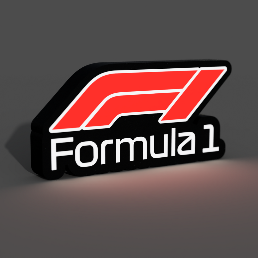 Formula 1 Logo Lamp