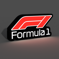 Formula 1 Logo Lamp