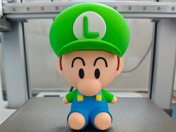 Baby Luigi Sitting Figure