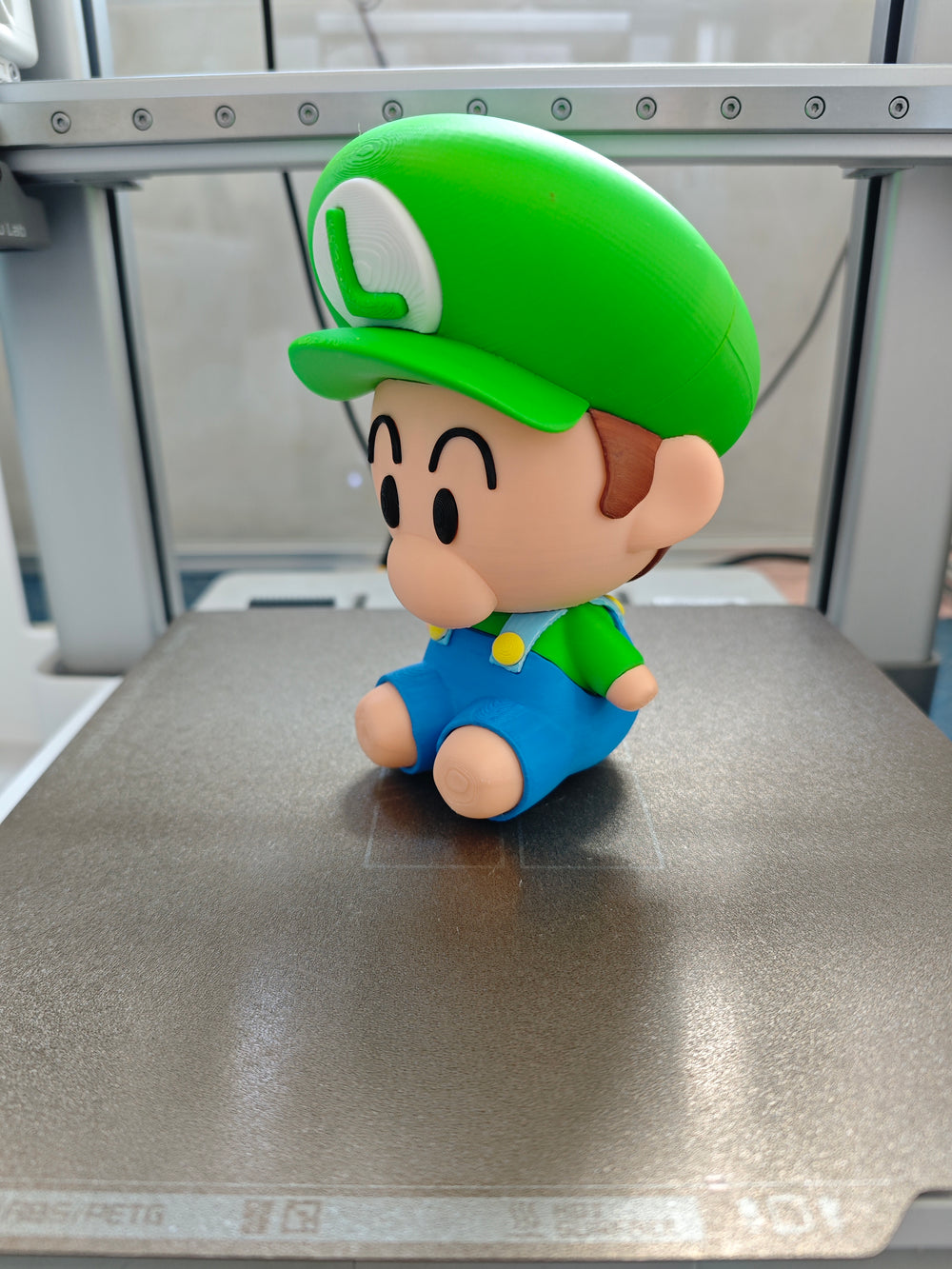 Baby Luigi Sitting Figure