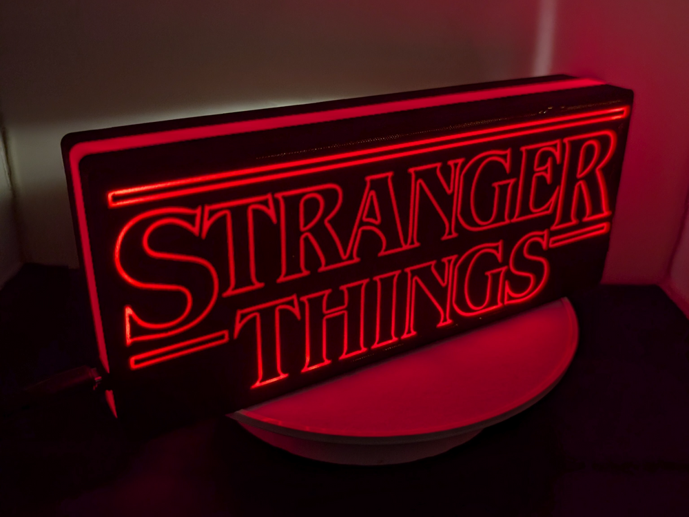 Stranger Things LED Light Box