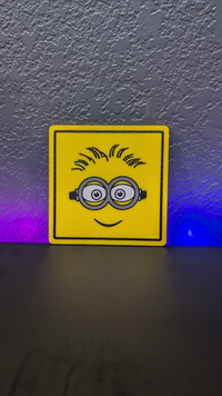 Minions Face Coaster Set