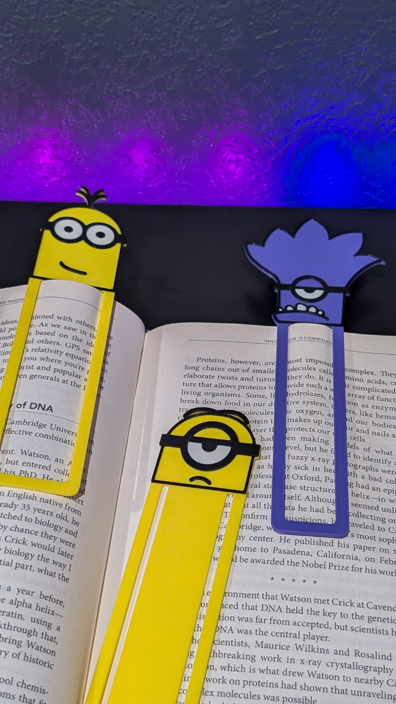 Stuart & Kevin Minion Bookmarks