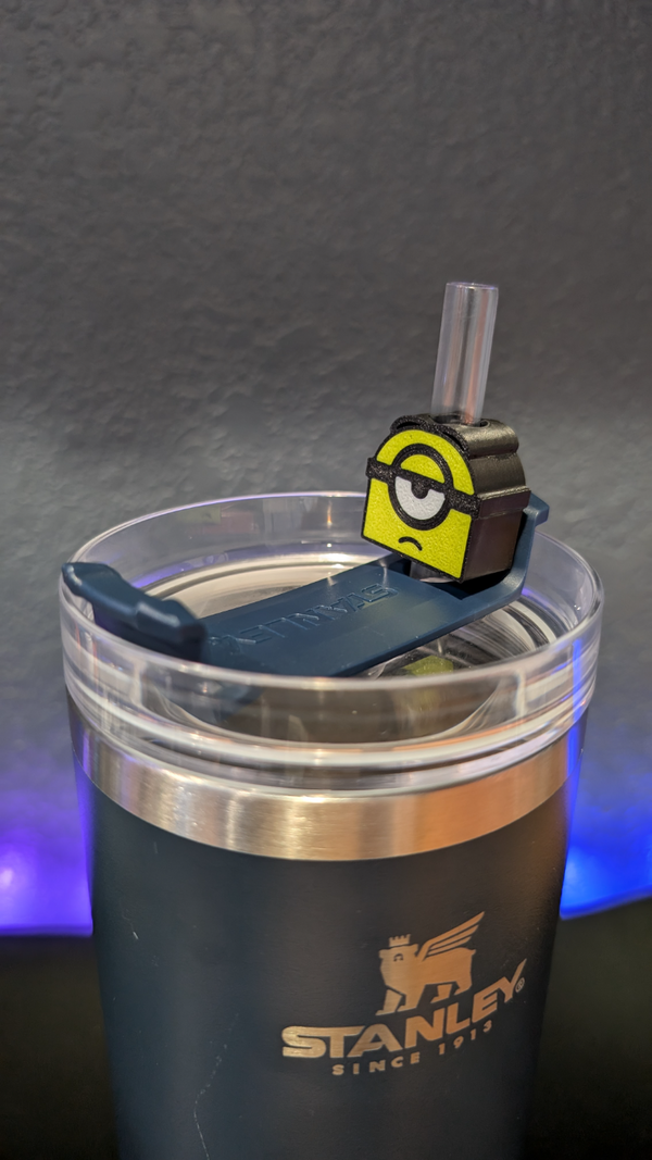 Minion Straw Buddy for Stanley Cups