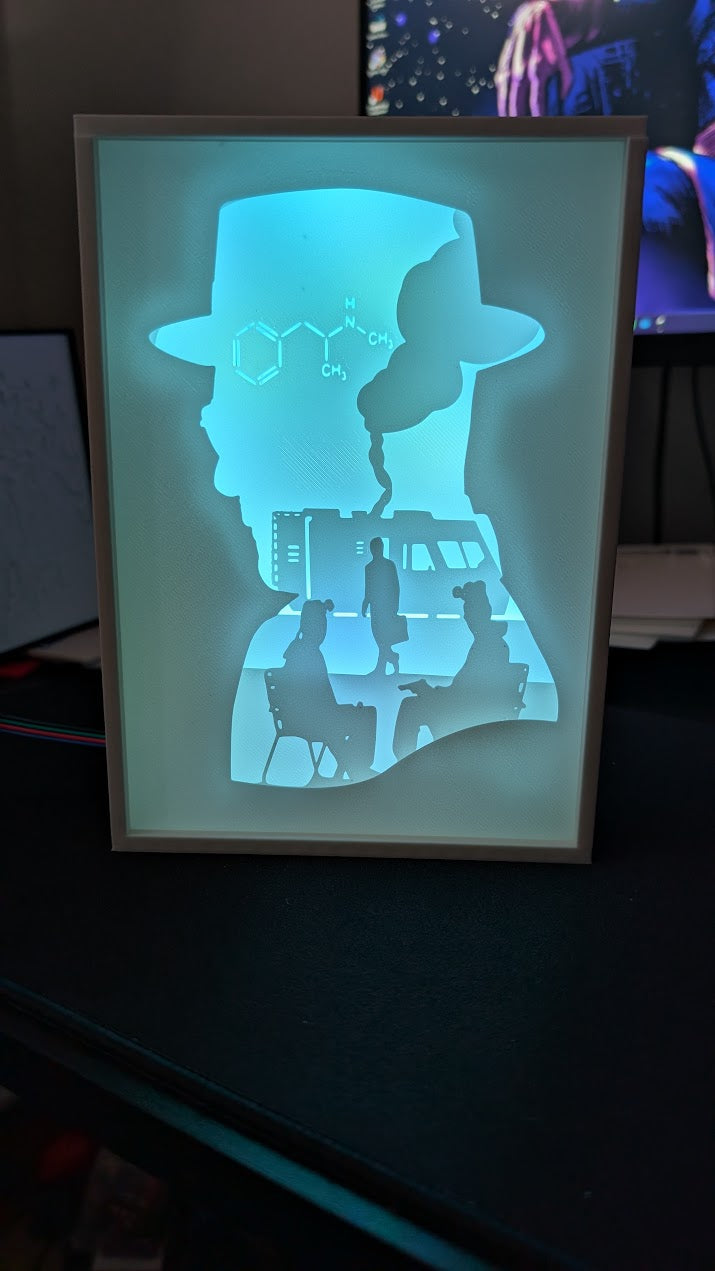Bad Shadow Box Breaking Bad Shadow Lamp Box – Trendy Bits