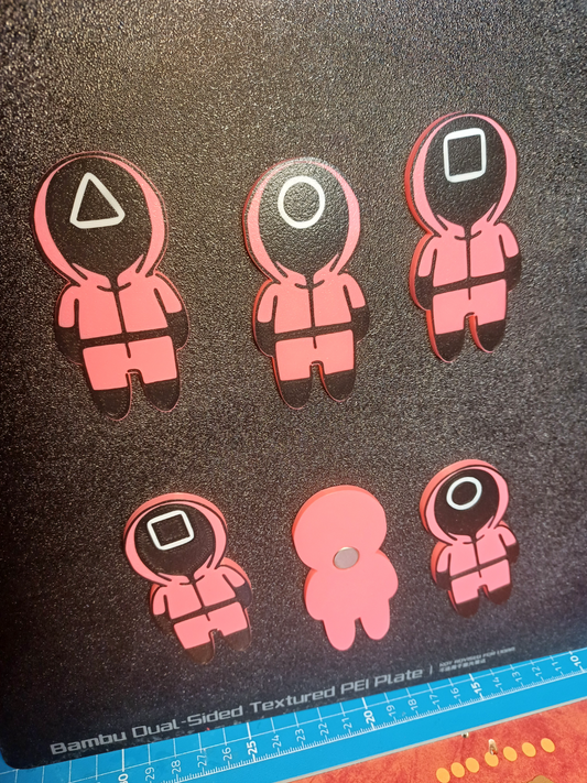 Squid Game Guard Fridge Magnets