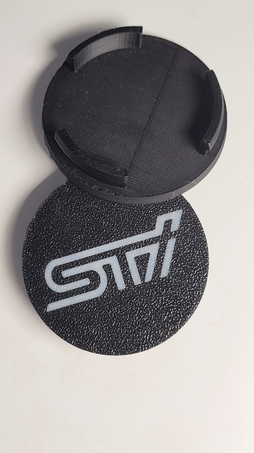 Subaru STI Rim Rim Caps