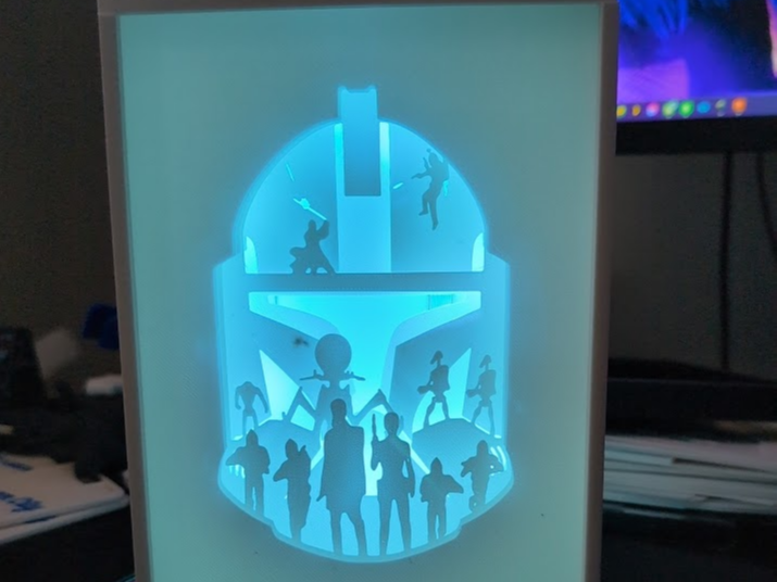 Galactic Shadow Lamp