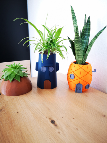 Bikini Bottom Houses Planter Set