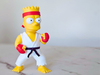 Bart Simpson Fighter Figure