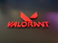 Valorant Wall Decor (3D Logo)