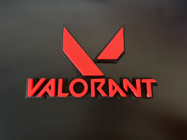 Valorant Wall Decor (3D Logo)