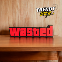 WASTED GTA Sign