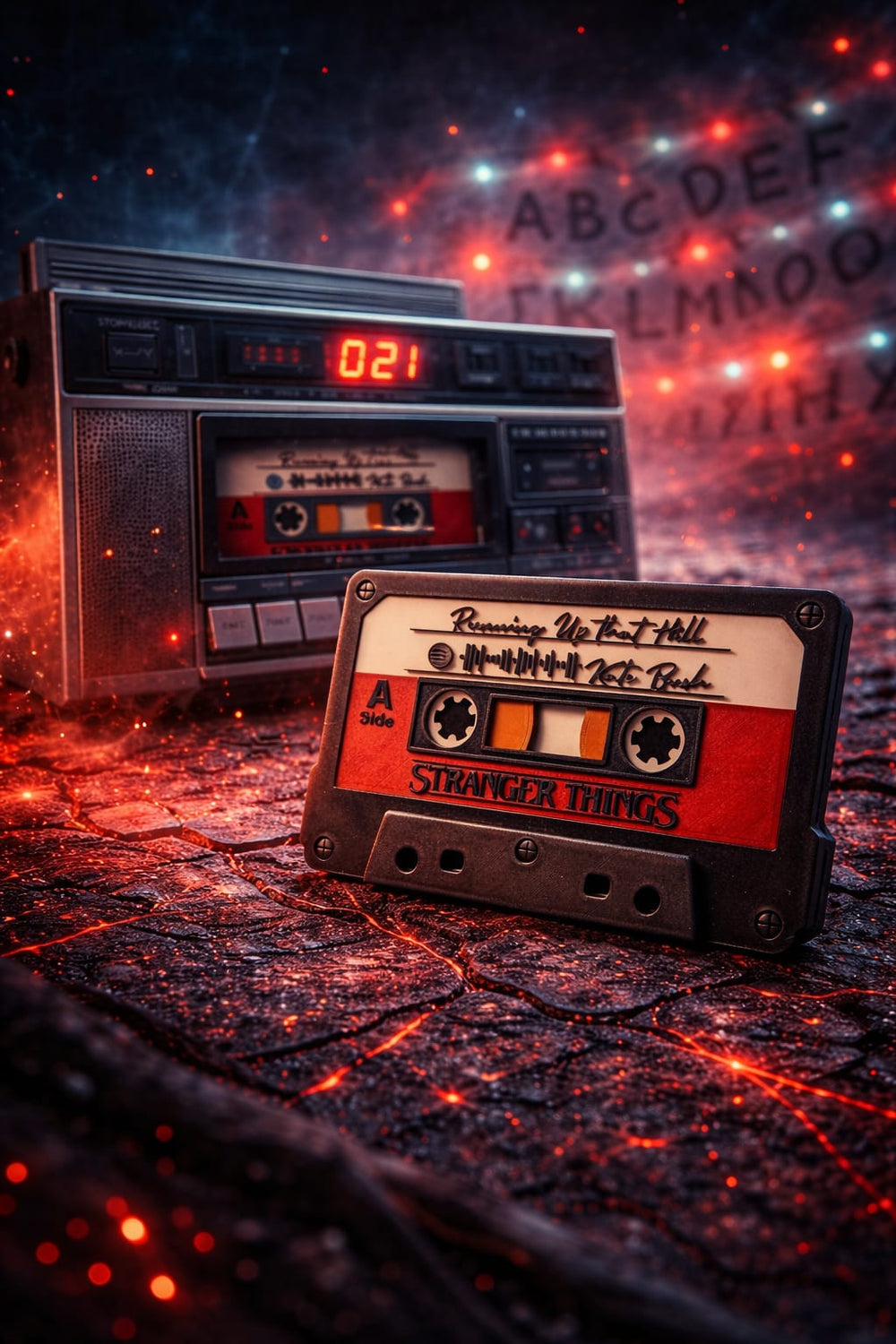 Stranger Things Cassette Decor