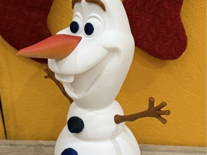 Olaf Smiling Snowman Figure