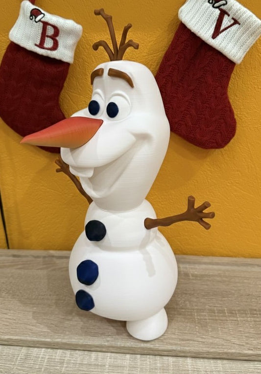 Olaf Smiling Snowman Figure