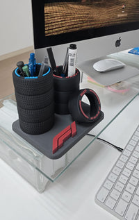 Formula 1 Tire Pen Holder