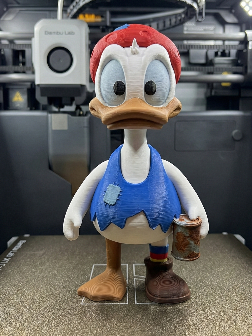 Homeless Donald Duck