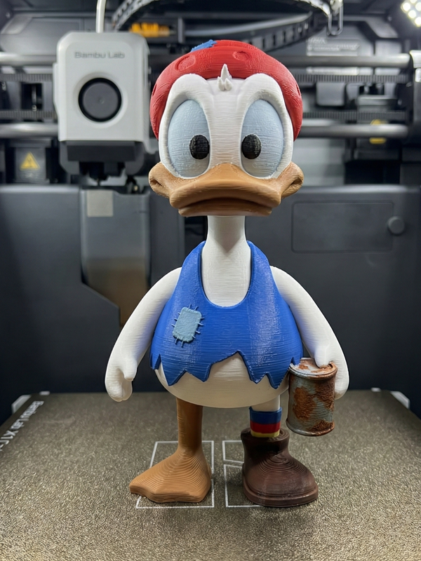Homeless Donald Duck