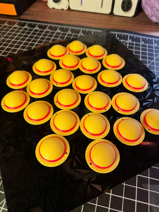 Luffy Straw Hat Keychain