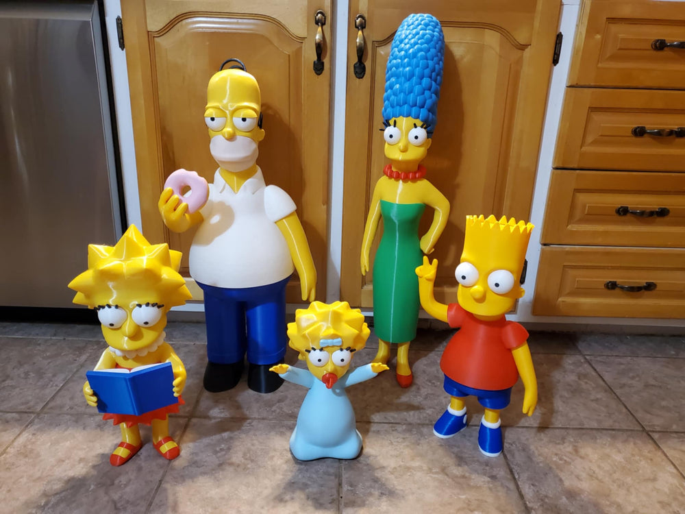 Homer Simpson Donut Mood Figure