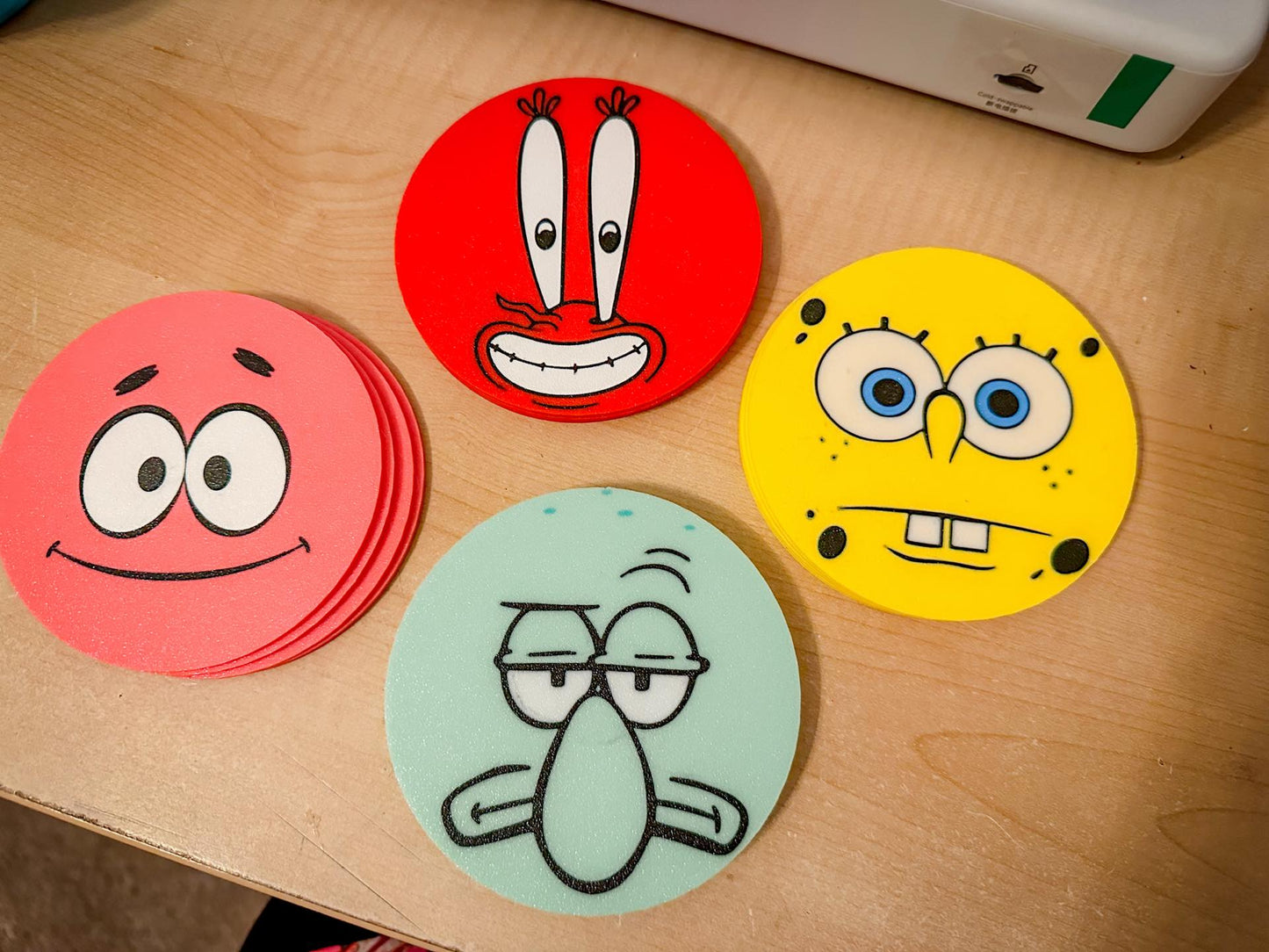 Bikini Bottom Coasters Set