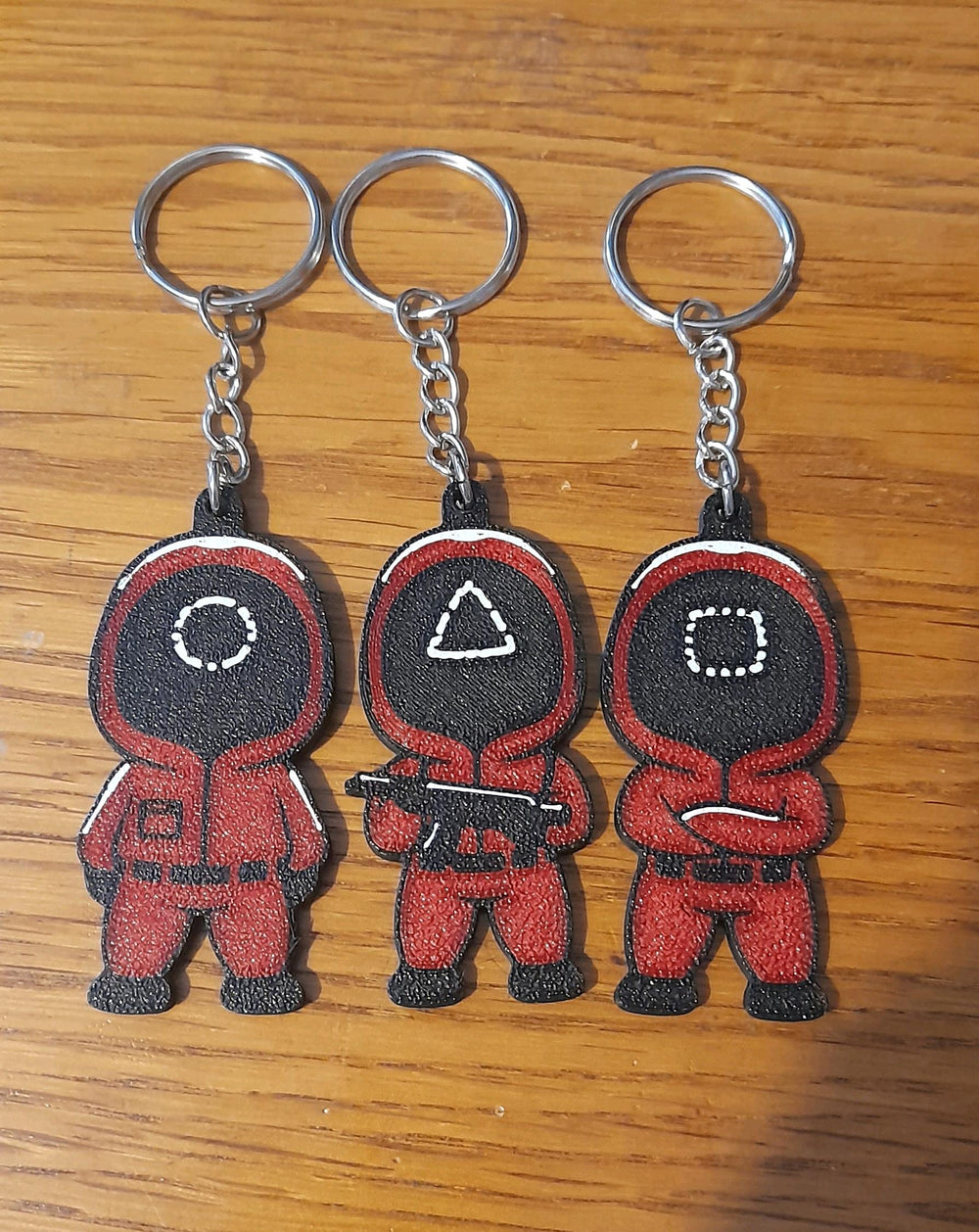 Squid Game Guard Keychains