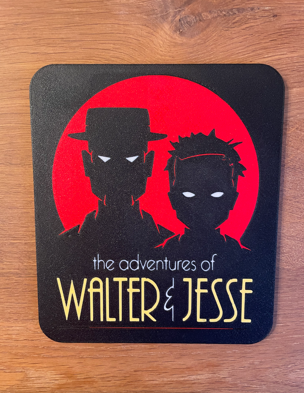 Walter & Jesse Minimal Art Sign