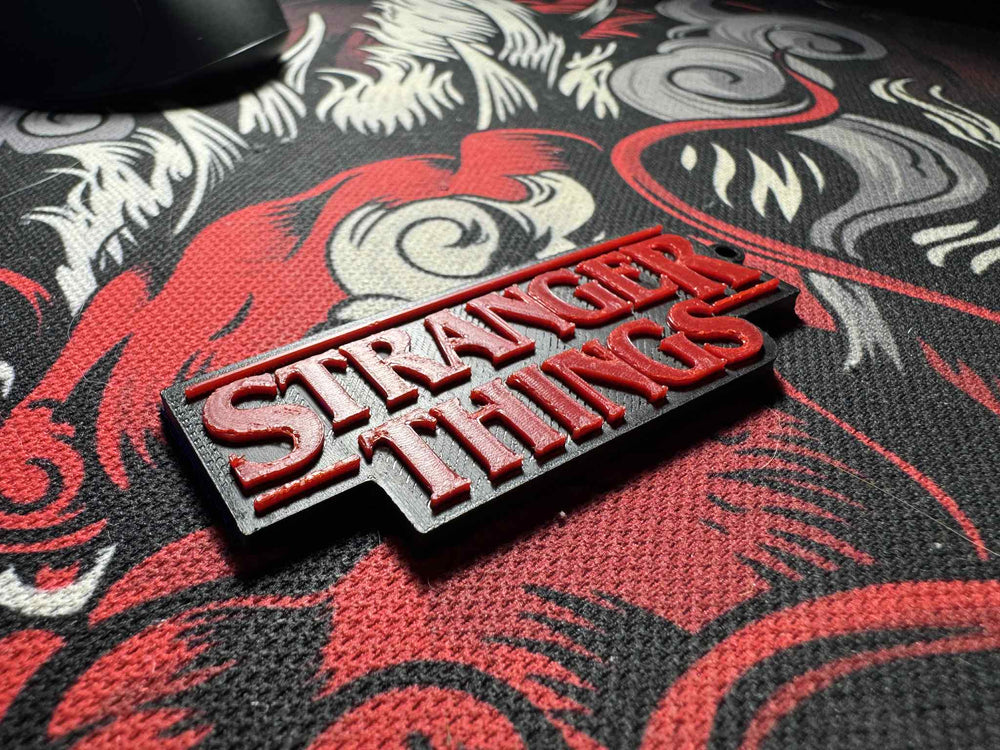 Stranger Things Logo Keychain