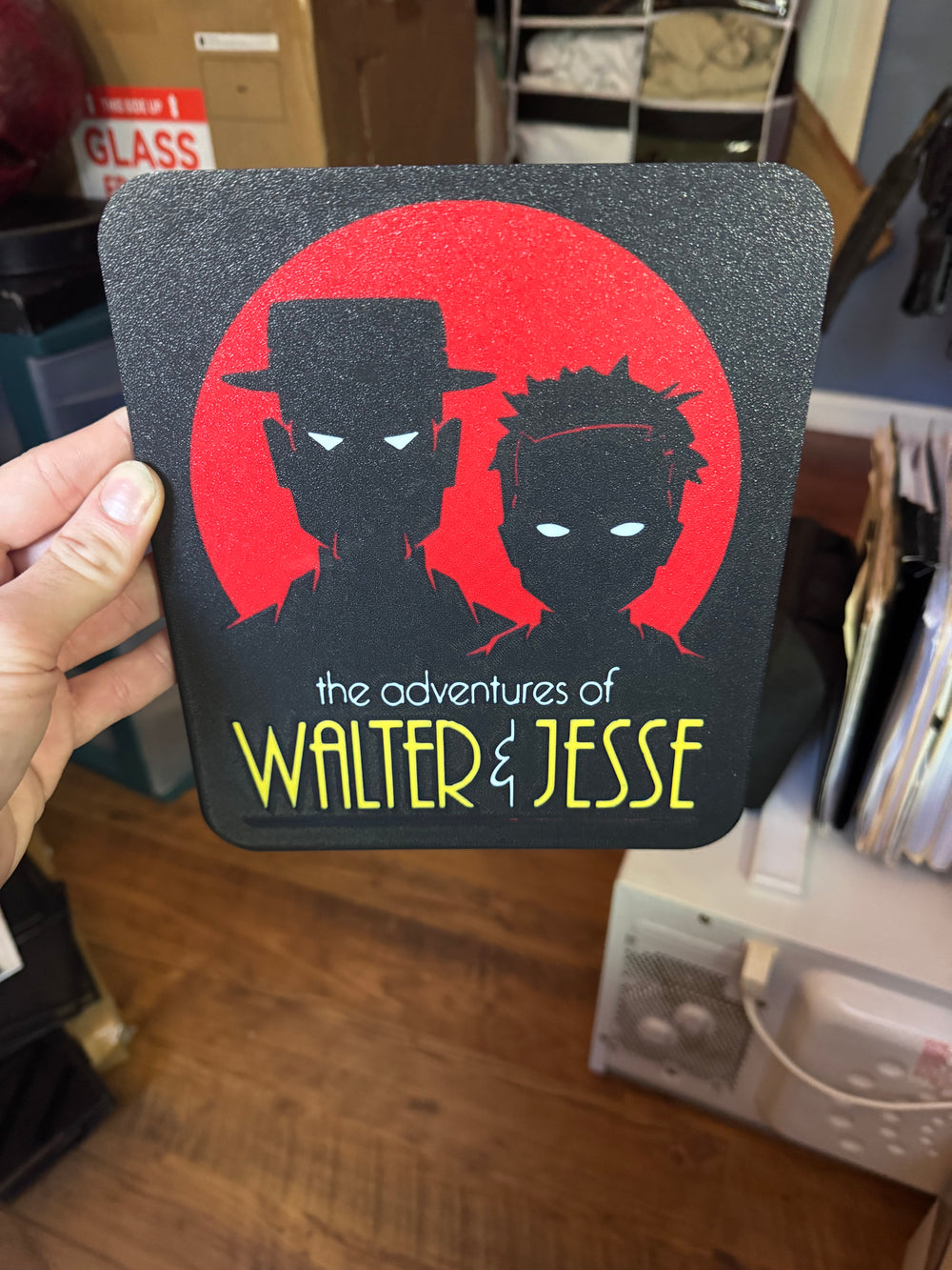 Walter & Jesse Minimal Art Sign