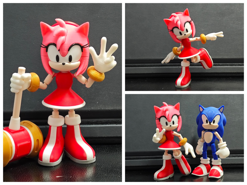 Amy Rose Articulated Figure
