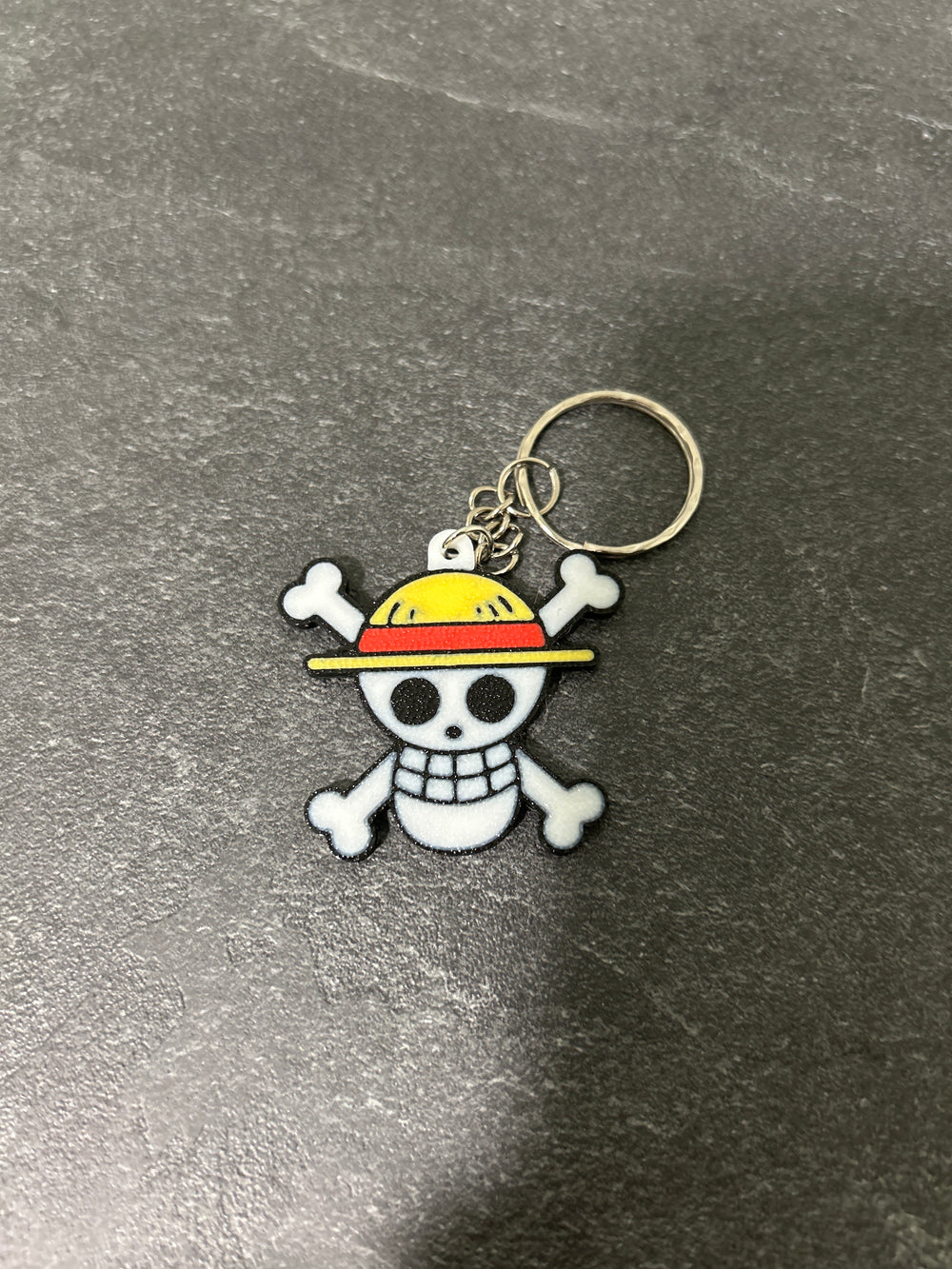 One Piece Skull Keychain