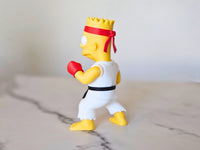 Bart Simpson Fighter Figure