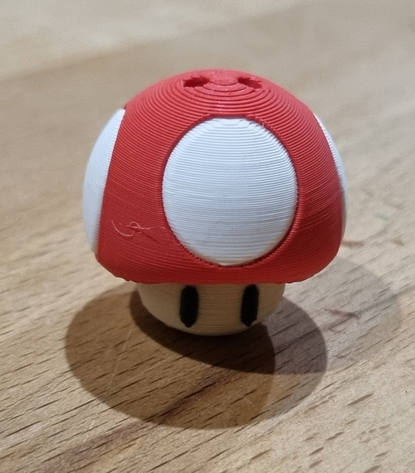 Classic Red Mushroom Keychain