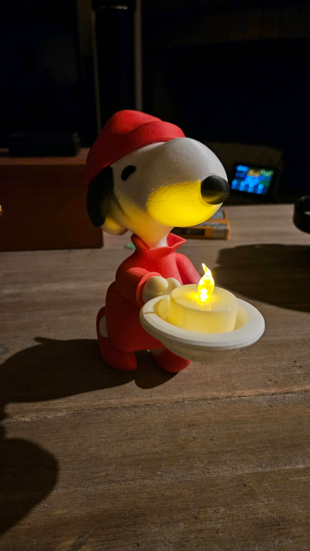 Snoopy Nighttime Tealight Holder