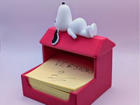 Snoopy Doghouse Sticky Note Holder