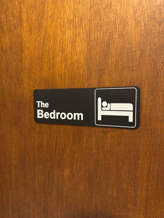 The Bedroom Door Sign