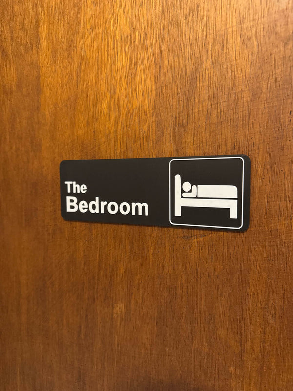 The Bedroom Door Sign