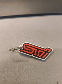 Subaru STI Keychain